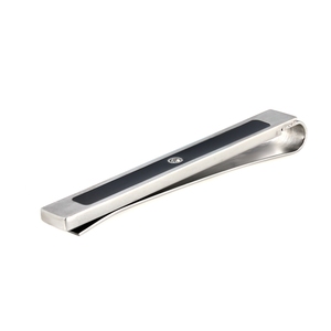 Stainless Steel Stainless Steeleel Cubic Zirconia Tie Bar