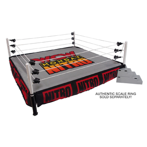 WWE PACKAGE DEAL Ring Skirt & Mat (WCW Monday Nitro) Ringside Exclusive -  Toy Wrestling Action Figure Playset Accessories