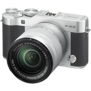 X-A3 Mirrorless Digital Camera with 16-50mm Lens (Silver)
