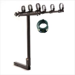 3-Bike Hitch Car Rack, & Doberman Combo Cable Lock