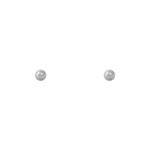 Sterling Silver 2mm High Polish Ball Stud Earrings