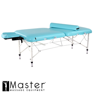Master Massage 30&quot; Calypso LX Ultra Light Weight Portable Massage Table in Surf Blue