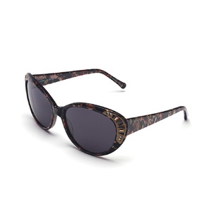 Round Women's Sunglasses - 58-16-135