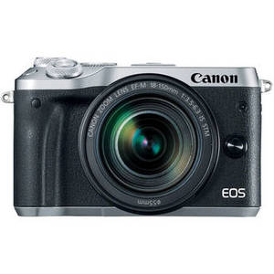 EOS M6 Mirrorless Digital Camera with 18-150mm Lens (Silver)