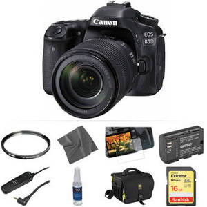 EOS 80D DSLR Camera with 18-135mm Lens Basic Kit