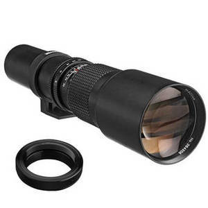 500mm f/8 Preset Lens With T-Mount Adapter For Pentax K
