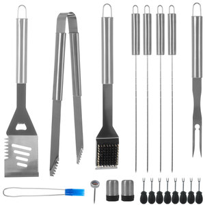 Whetstone 20 Piece Stainless Steel BBQ Grill Set