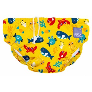 Bambino Mio Reusable Swim Diaper, Deep Sea Yellow, Large (1-2 Years)