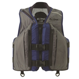 Onyx Outdoor Mesh Deluxe Sport Vest-Charcoal Nav-M