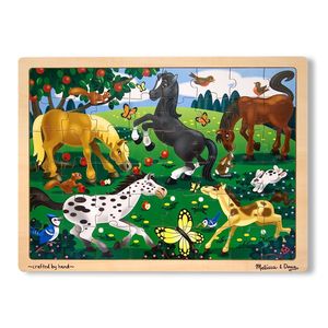 Melissa & Doug Frolicking Horses Jigsaw (48 pc)