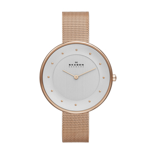 Womens Gitte Rose Gold-Tone Stainless Steel Mesh Bracelet Watch