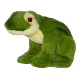 Hansa Creation Green Frog 7-inch Stuffed Animal