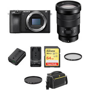 Alpha a6500 Mirrorless Digital Camera with 18-105mm Lens Premium Kit