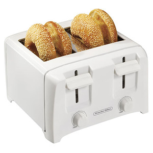 4 Slice Toaster White
