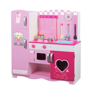 Classic Toy Wooden Pink Kitchen
