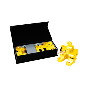 Beyond 123 Playable Metal Bot (Model C) Yellow Gold