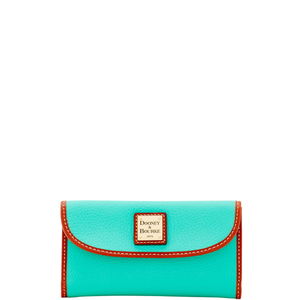 Pebble Grain Continental Clutch