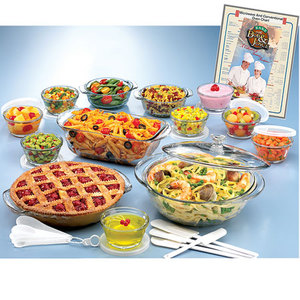 33pc Glass Ovenware Set