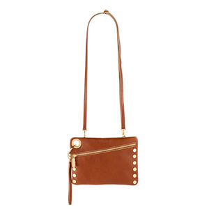 Nash Clutch Cognac/Gold