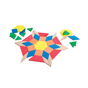 Learning Resources Giant Foam Floor Pattern Blocks 49 Pcs