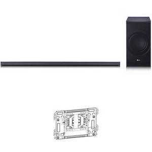 SJ8 300W 2.1-Channel Soundbar System and TV Wall Mount Kit