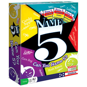 Name Five Board Game Ages 12+ Years