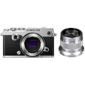 PEN-F Mirrorless Micro Four Thirds Digital Camera with 45mm Lens Kit (Silver)