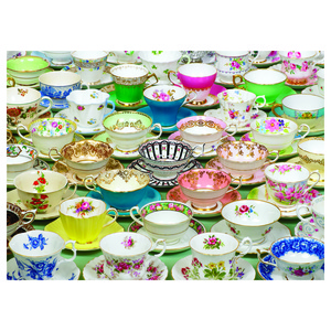 Outset Media Tea Cups Puzzle: 1000 Pcs
