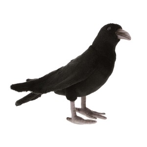 hansa Black Crow 12 Inch Plush
