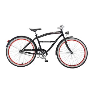 Body Glove Knuckle Duster Cruiser Bike, 26 inch wheels, oversized frame, Men's Bike, Black