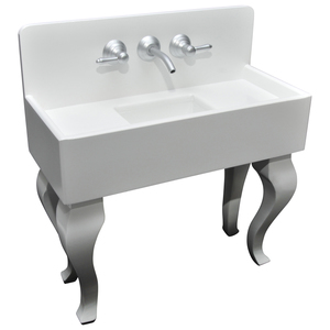 The Queen's Treasures Authentically Styled 1930's Vintage Style Wooden Kitchen Sink, Use For 18 Inch Doll Furniture & Accessories