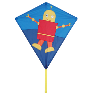 Premier Kite Happy Robot 30-Inch Diamond Kite