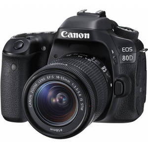 EOS 80D DSLR Camera with 18-55mm Lens