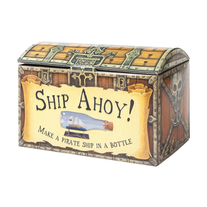 House of Marbles Ship Ahoy! Pirate Ship in a Bottle Kit