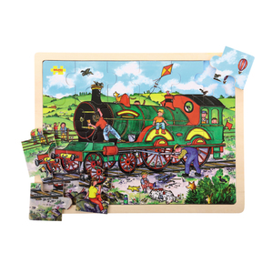 Big Jigs 24 Piece Train Tray Puzzle