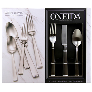 Satin Lewin 65pc Flatware Set
