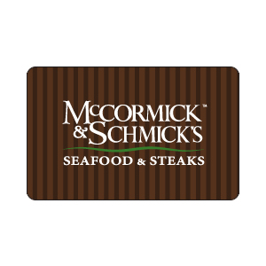 McCormick & Schmick's Gift Card $50
