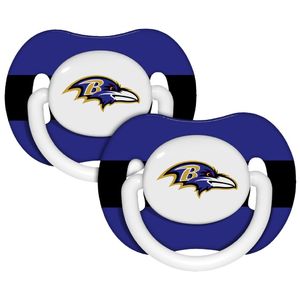Baby Fanatic Baltimore Ravens Pacifiers (Pack of 2)