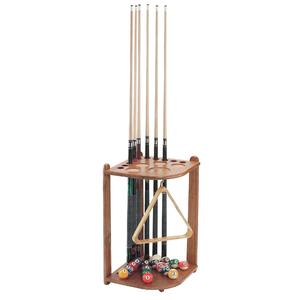 Viper Oak 10 Cue Corner Cue Rack