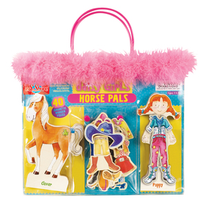 TS Shure Daisy Girls Horse Pals Wooden Magnetic Dress Up Set