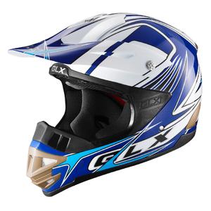 Adult Off-Road Motorcycle Helmet (Blue, X-Large