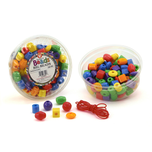 Hygloss Ed Prod Big Beads 16 Oz