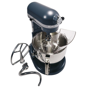 KitchenAid KP26MIXBS Professional 600 Series 6 Quart Stand Mixer  Blue Steel