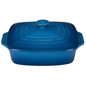 2.75Qt. Covered Stoneware Square Casserole Marseille