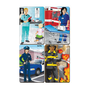 Tuzzles Occupations Set Of 4 Tray Puzzles