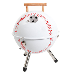 Gibson Home Baseball BBQ 12&quot; Grill &#8211; White
