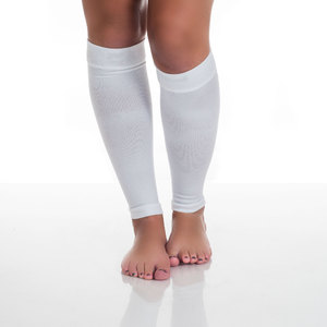 Remedy Calf Compression Running Sleeve Socks - XL/White
