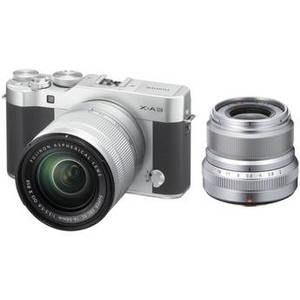 X-A3 Mirrorless Digital Camera with 16-50mm and Silver 23mm f/2 Lenses (Silver)