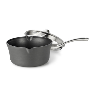 Contemporary Nonstick 3.5 Qt Pour and Strain Sauce Pan