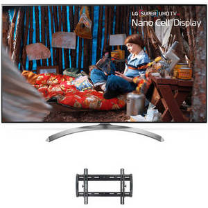 SJ8500-Series 55"-Class HDR SUPER UHD Smart IPS LED TV and Tilting Wall Mount Kit